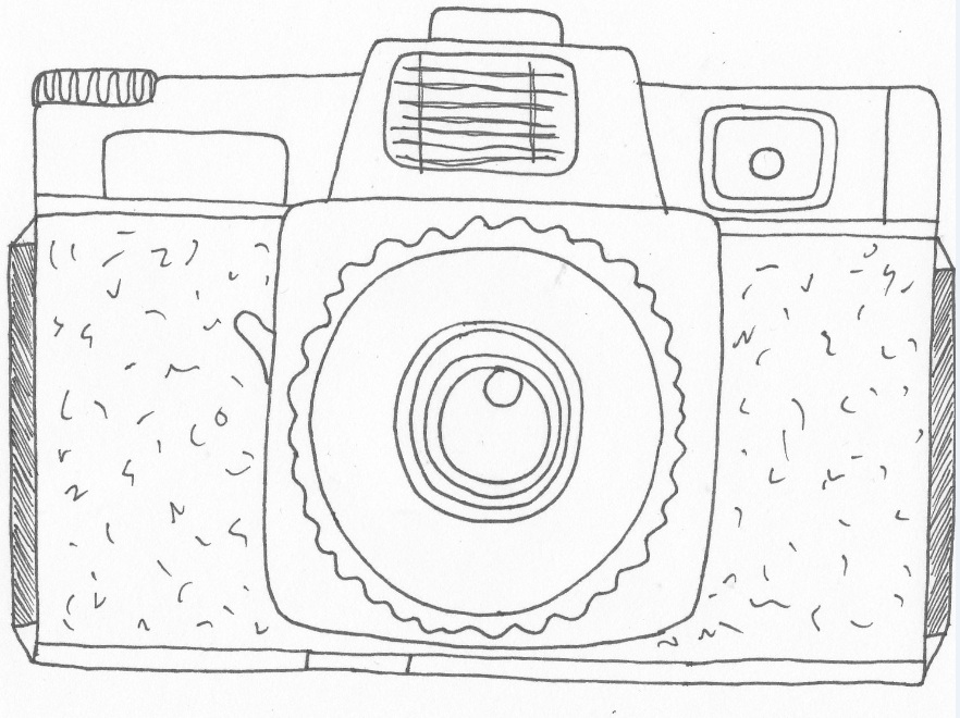 Kerrie's Illustrations: Camera Drawings