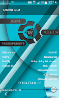 BBM Mod Transparant with floating main tab