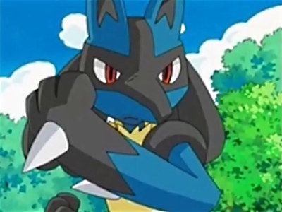 Lucario fighting steel type pokemon