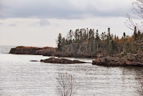 a small cove on Minnesota's Lake Superior shore