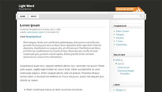 Light Word Blogger Template