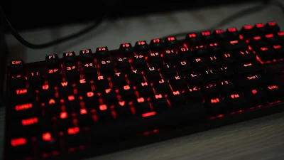 Mechanical Gaming Keyboard Red Backlit