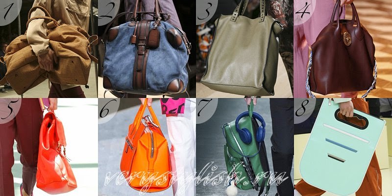 Spring Summer 2015 Men's Handbags Fashion Trends