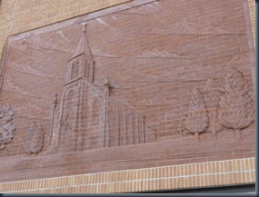 Marysville - church - bar relief picture
