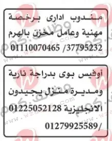 وظائف مبوبة اهرام الجمعة الاسبوعى الموافق 07-10-2022 | وظائف دوت كوم مصر
