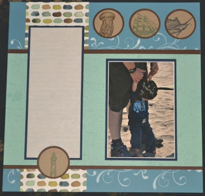 Scrapbook Sunday, Stampin' Up!, Trude Thoman, The Open Sea, From Land to Sea, Stamp with Trude