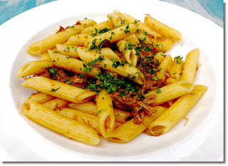 Pulled Lamb Neck Fillet with Pasta