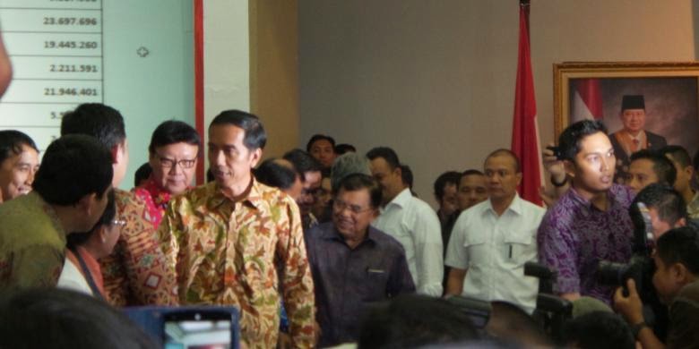 Jokowi-JK Ditetapkan Sebagai Pemenang Pilpres 2014
