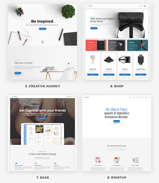 Navy - Wordpress Template