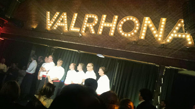 Valrhona chefs at party