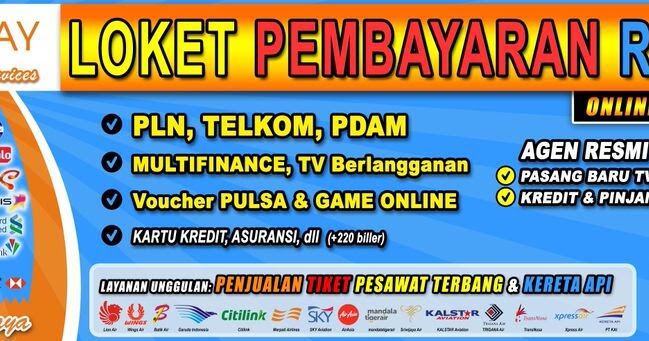 Contoh Spanduk & Struk - FASTPAY PPOB TERLENGKAP