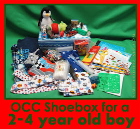 2-4 boy Operation Christmas Child Shoebox