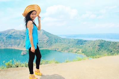 On top of Taal Volcano Crater