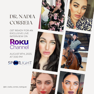 Breaking News: Renowned Mental Health Expert Dr. Nadia   Correia to Appear on The Spotlight Show on Roku TV Live!