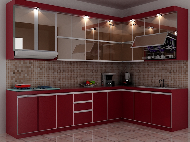  Minimalist kitchens Modern 3 x 3 Size