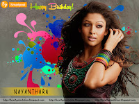 stunning film star nayanthara image with birthday celebration quotes