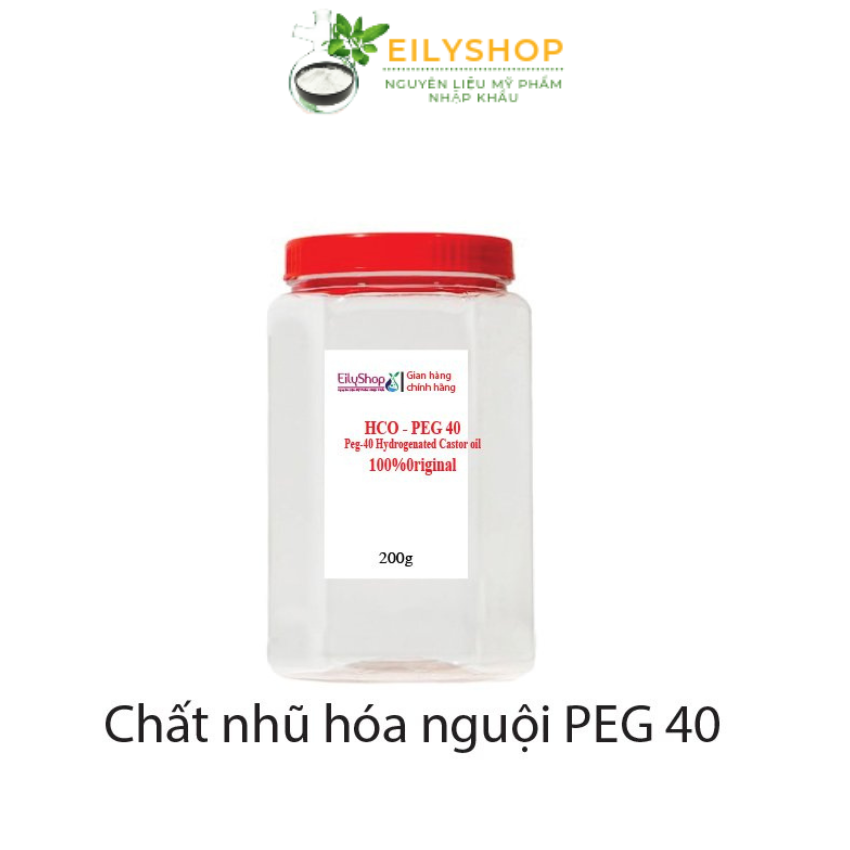 PEG-40 Hydrogenated castor oil - Nguyên Liệu Mỹ Phẩm Nhập Khẩu