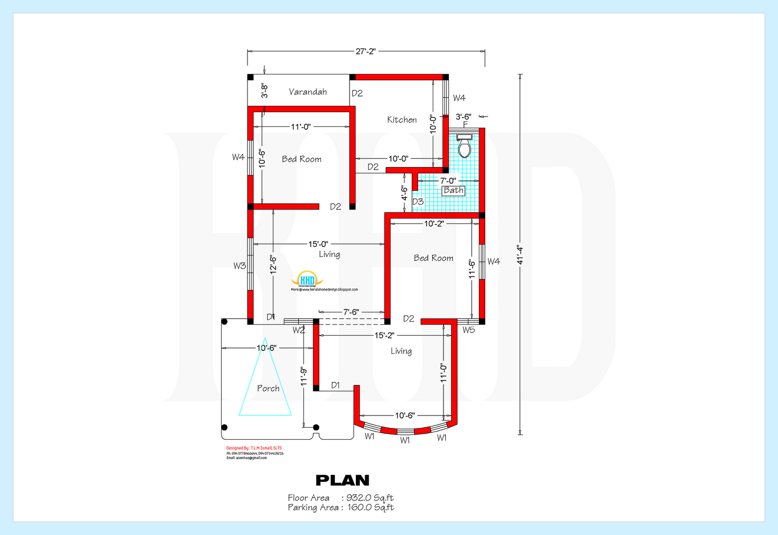  Home  plan  and elevation 1200  Sq  Ft  home  appliance