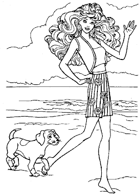 Free Barbie Coloring Pages
