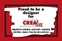 Proud to be a designer for Crealies