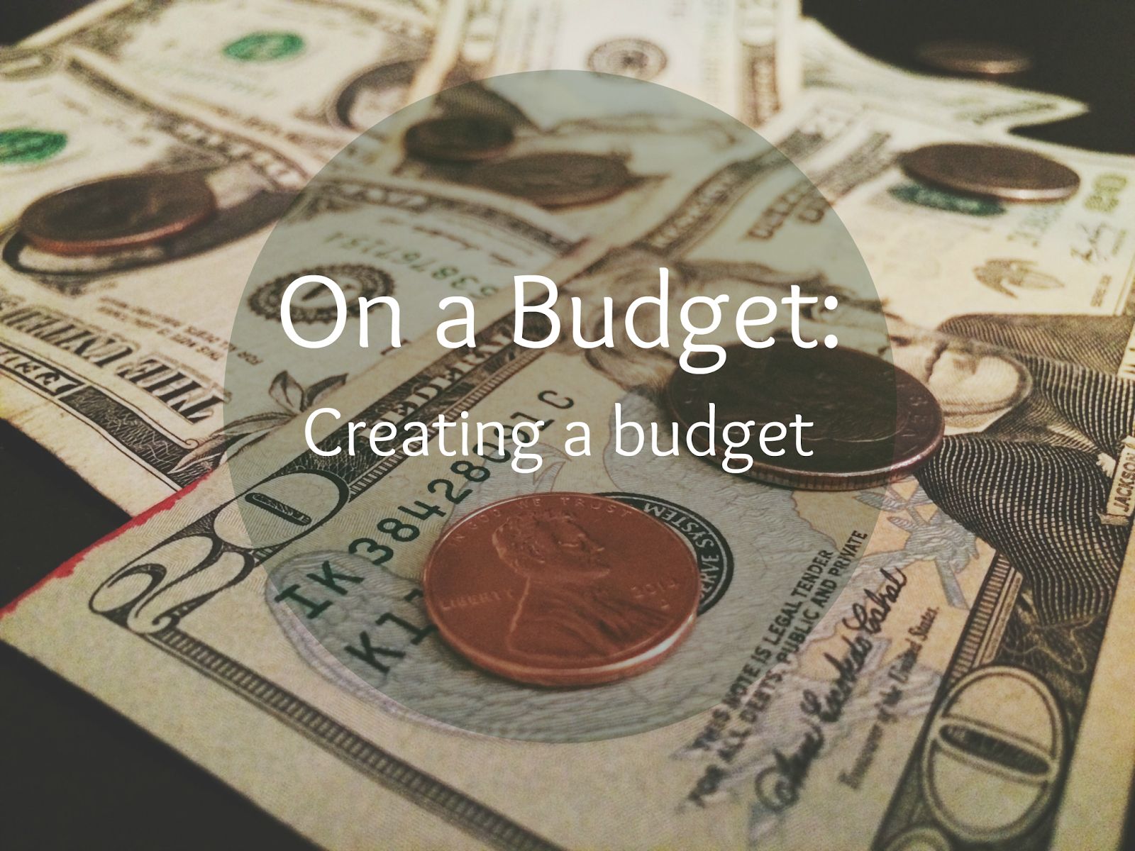 how to create a budget