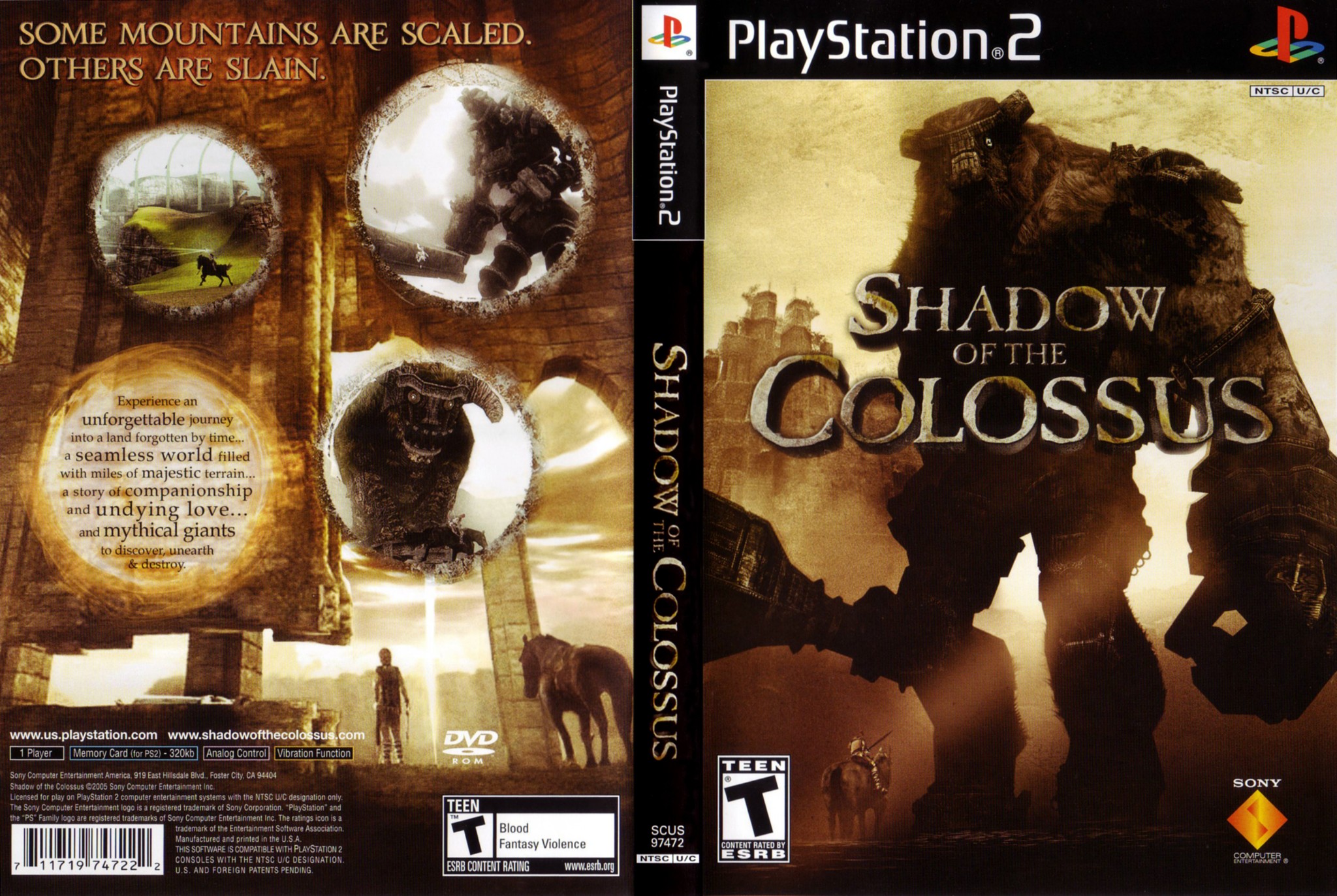 Shadow Of The Colossus Playstation 2 Ultra Capas