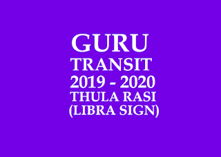 2019 - 2020 Jupiter Transit for Libra Sign