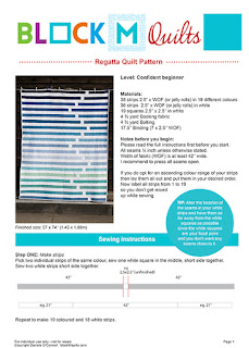 Regatta Quilt Pattern download