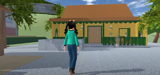 ID Rumah Si Doel Anak Betawi Di Sakura School Simulator