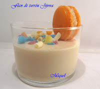 Flan de Turrón de Jijona