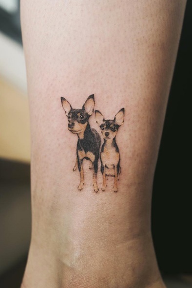 130 incríveis tatuagens de cachorro para inspirar vocês!