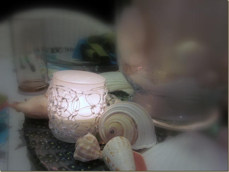 soft focus candle
