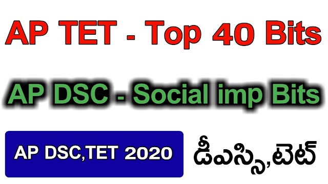 AP DSC Social Geography Top 40 Bits