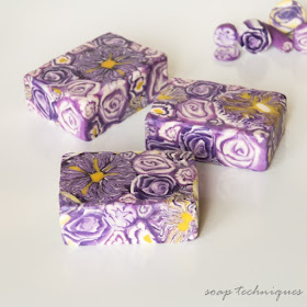 soap flower canes - out of CP soap dough