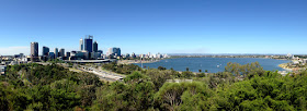 View of Perth from Kings Botanic Garden