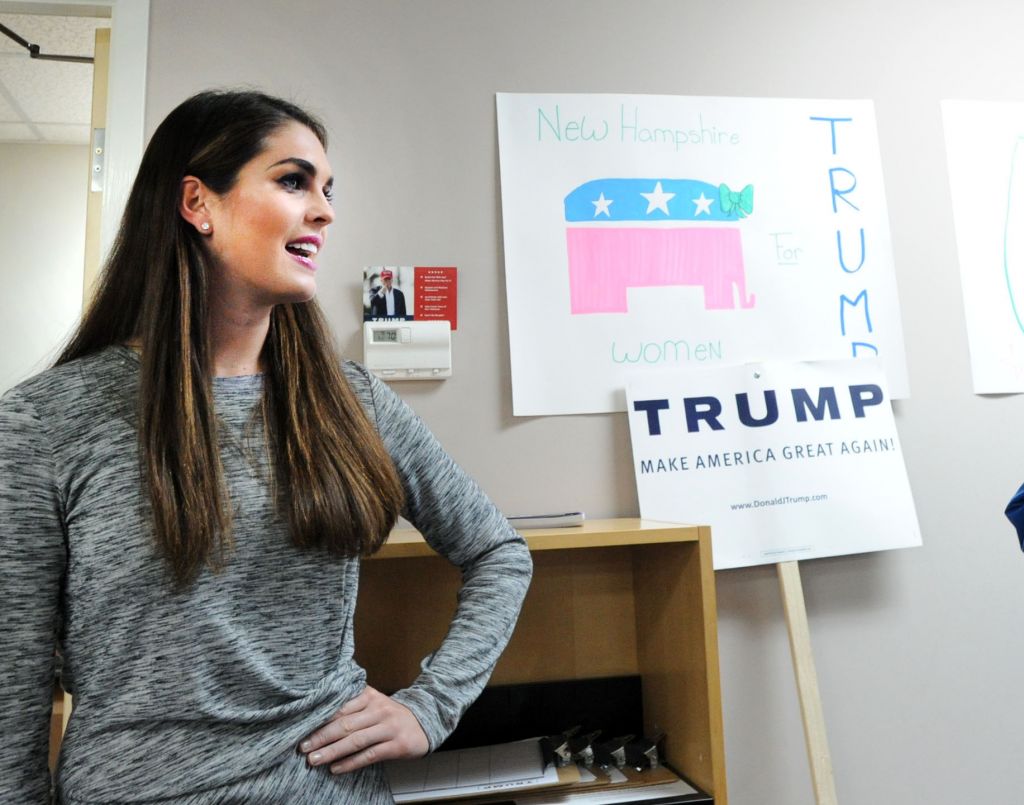 Image result for hope hicks trumps interim communications director