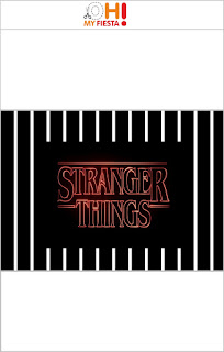 Stranger Things: Free Printable Candy Bar Labels.