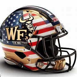 Wake Forest Demon Deacons Patriotic Concept Helmet