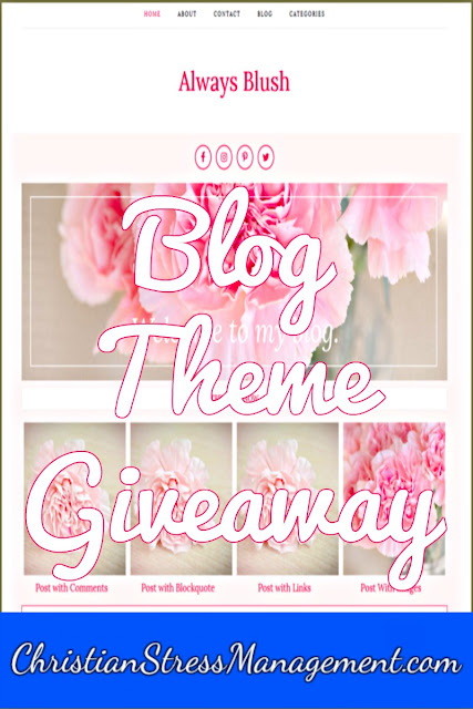 Free website blog theme giveaway