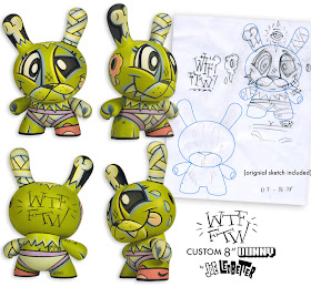 WTF? FTW! Custom 8 Inch Dunny by Joe Ledbetter