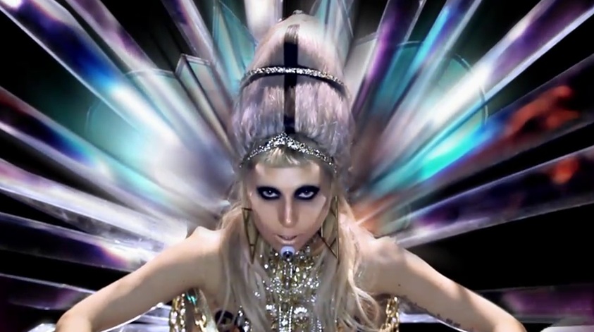 skeleton guy in lady gaga born this way video. lady gaga born this way video