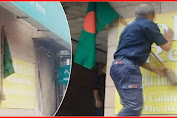 Bangladesh flag disrespected at Pakistan-owned Habib Bank in Sylhet