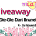 GIVEAWAY OLE-OLE DARI BRUNEI BY MIALIANA.COM