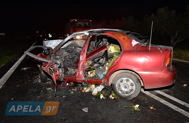 Τρομακτικό τροχαίο στην εθνική οδό Σπάρτης-Γυθείου με δύο νεκρούς Βίντεο