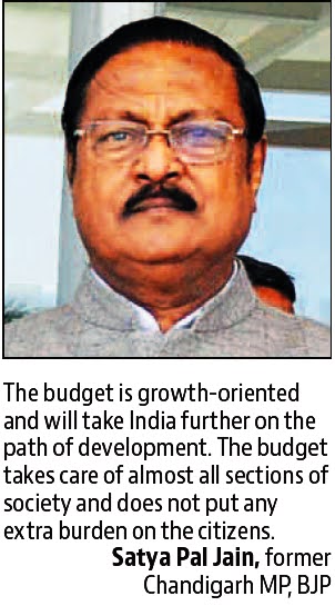 The budget is growth -oriented and will take India further on the path of development - Satya Pal Jain