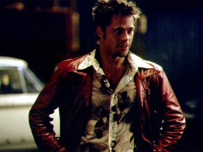 brad pitt body in fight club. rad pitt fight club