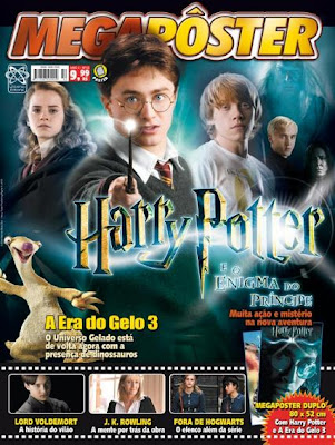 Revista Megapôster desse mês traz matéria especial sobre 'Harry Potter e o Enigma do Príncipe'