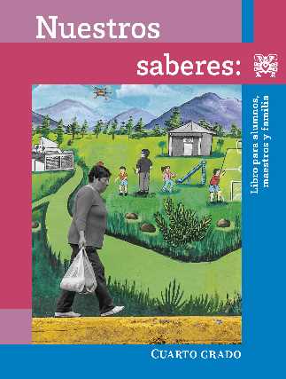 Portada Libro de Texto Nuestros Saberes Cuarto grado