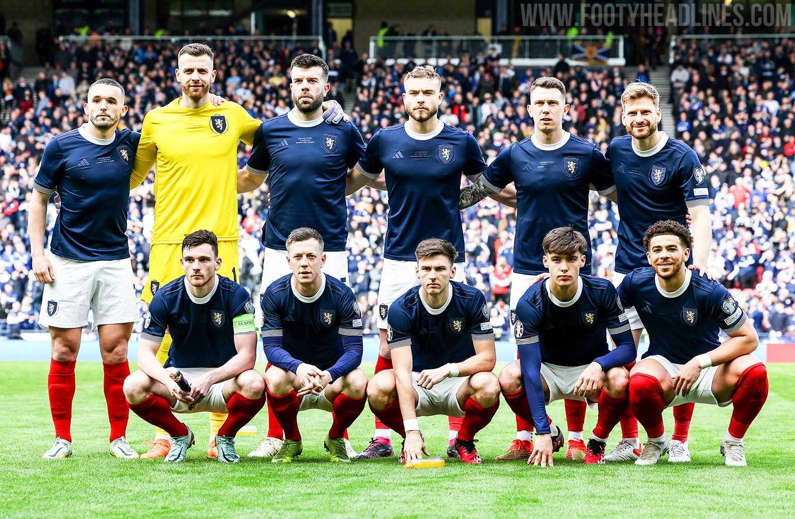 Scotland 150th Anniversary Euro 2024 Qualifier Home Nameset for