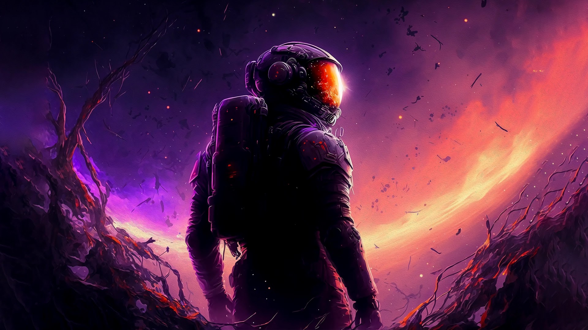 AIGenerated Astronaut Illustration Wallpaper for PC in 2023  Wallpaper  pc Astronaut wallpaper Desktop wallpaper art